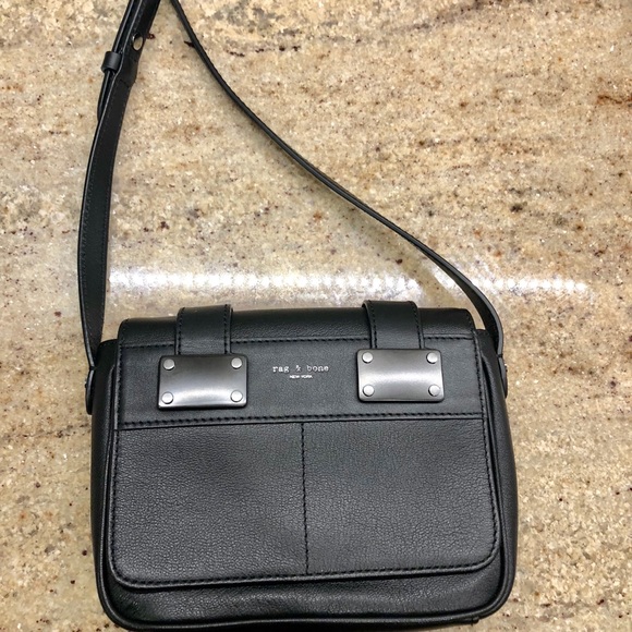 rag & bone mini pilot leather crossbody bag